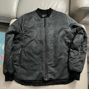 NWOT - Adidas Three Stripes Women’s Padded Bomber Jacket - L